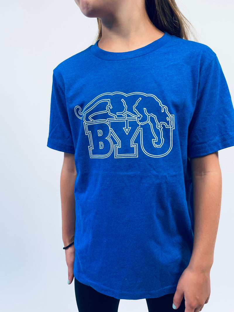 Kids Outline BYU Beet Digger T-Shirt
