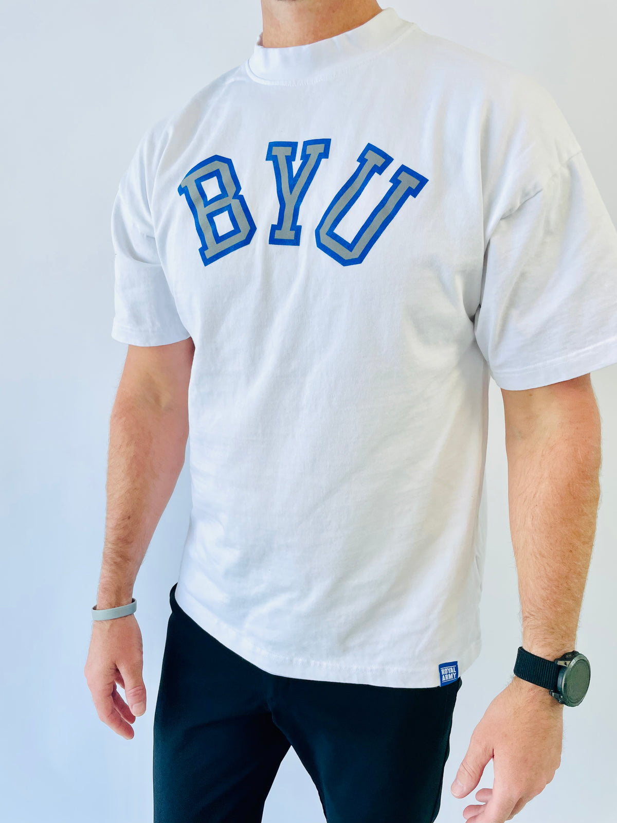 Classic Heavyweight Cotton Block BYU T-shirt