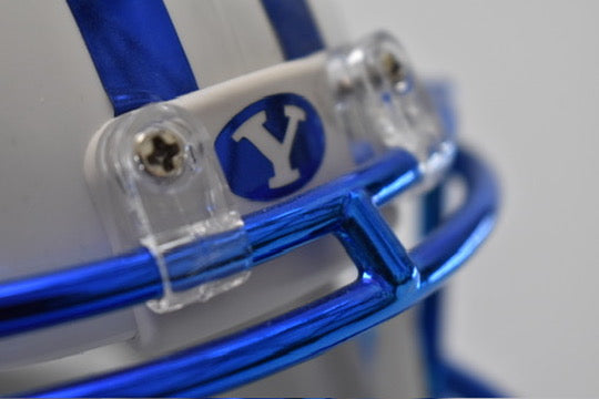 Custom Mini-Helmet with Vintage BYU Logos