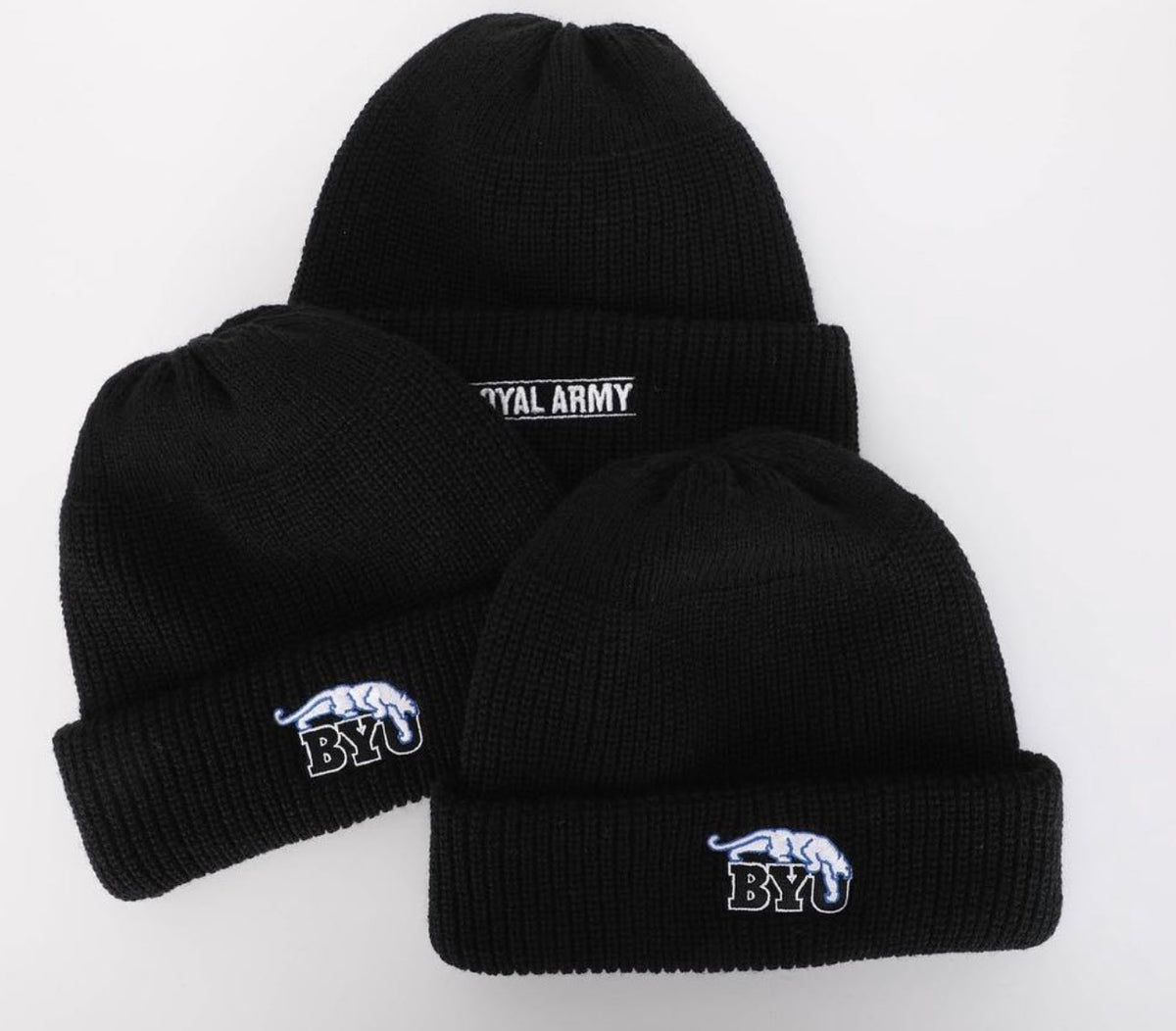 Blackout Beet Digger Fisherman-style BYU Beanie