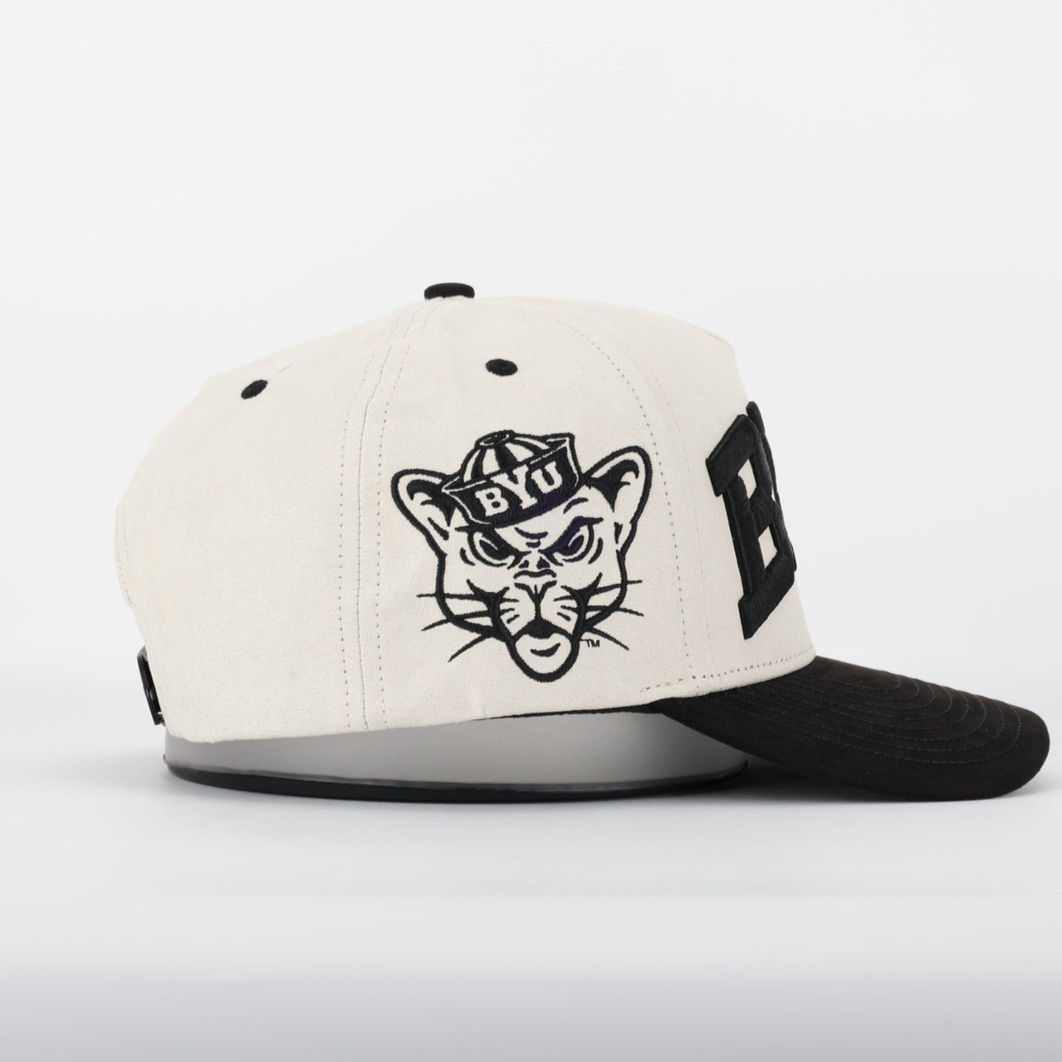 Suede Black and Bone BYU Hat