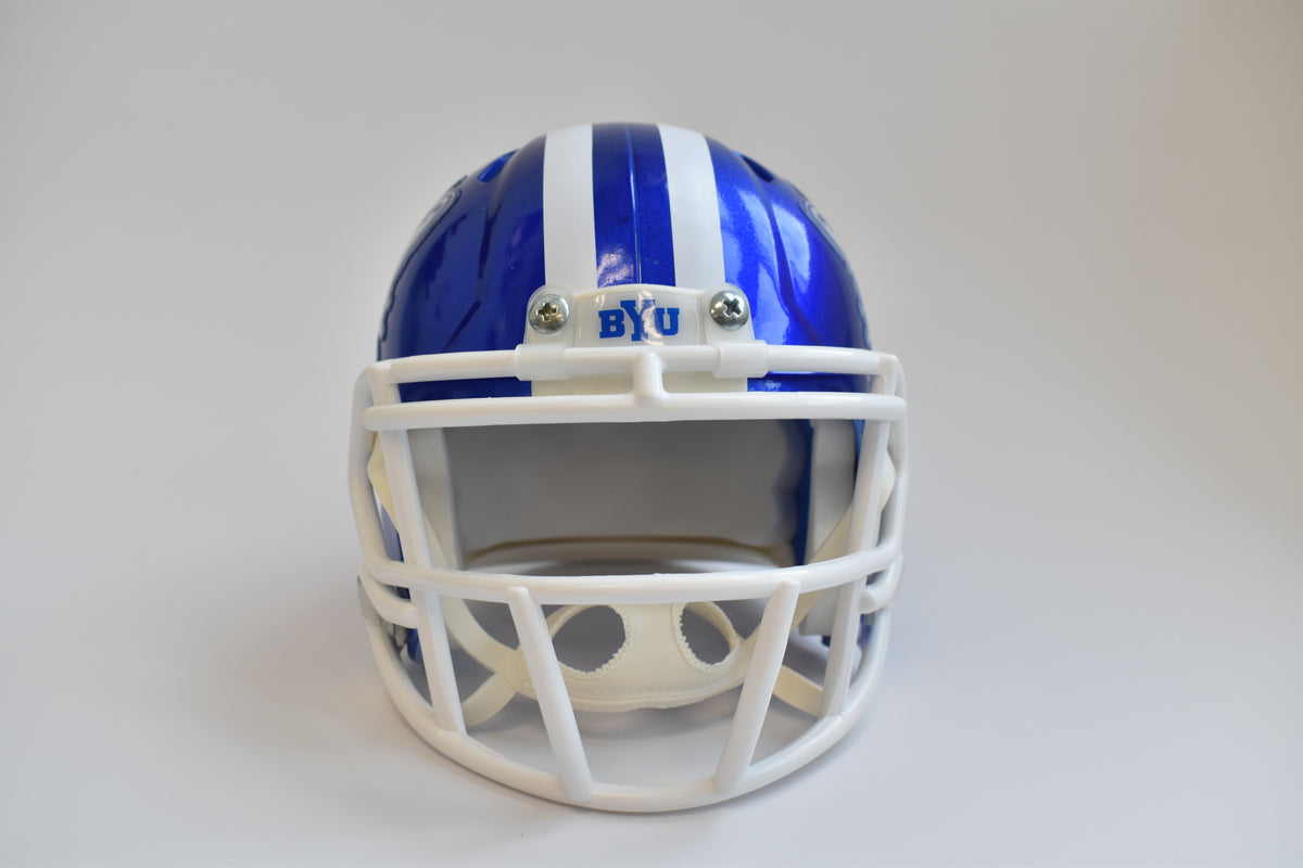 Custom Mini-Helmet with Modern BYU Logos