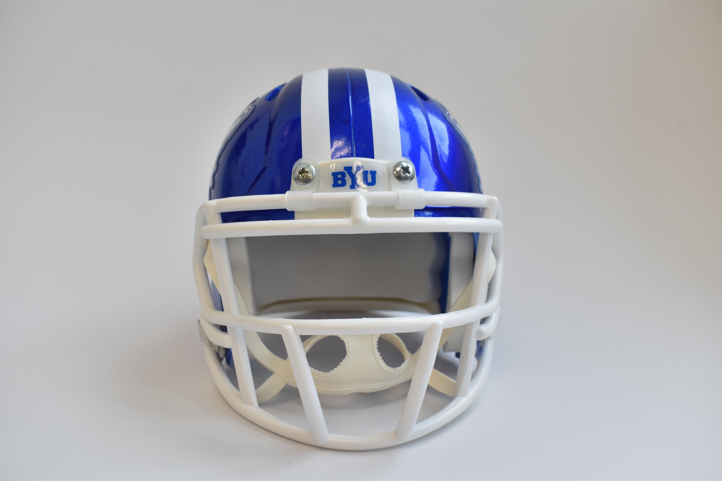 byu toddler football helmet age 3 Custom Mini-Helmet with Modern BYU Logos – Royal Army Brand