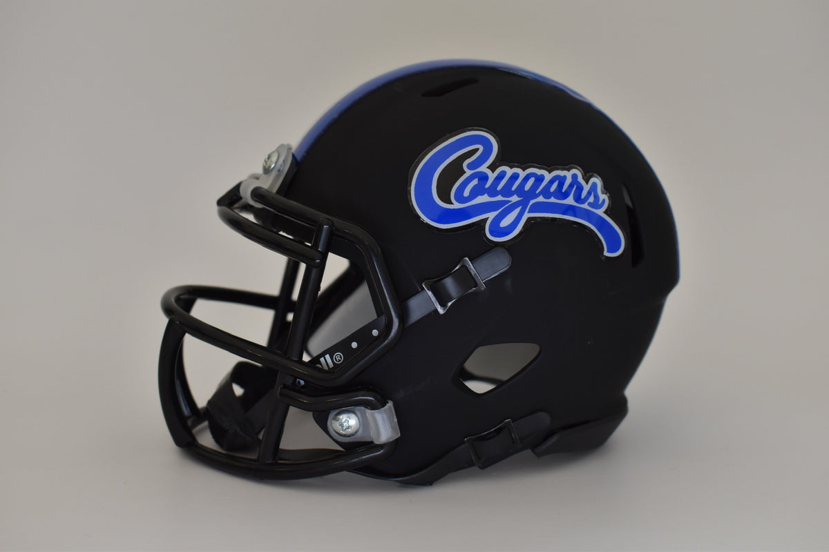 byu mini football helmet Custom Mini-Helmet with Vintage BYU Logos – Royal Army Brand
