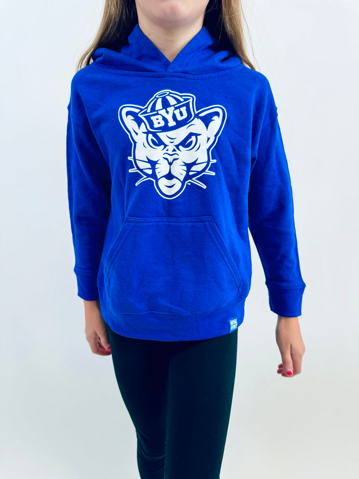 Kids Royal Blue BYU Sailor Cougar Hoodie