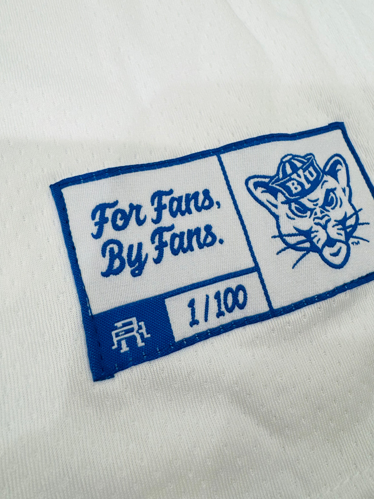 Authentic Tackle Twill White BYU Basketball Jersey