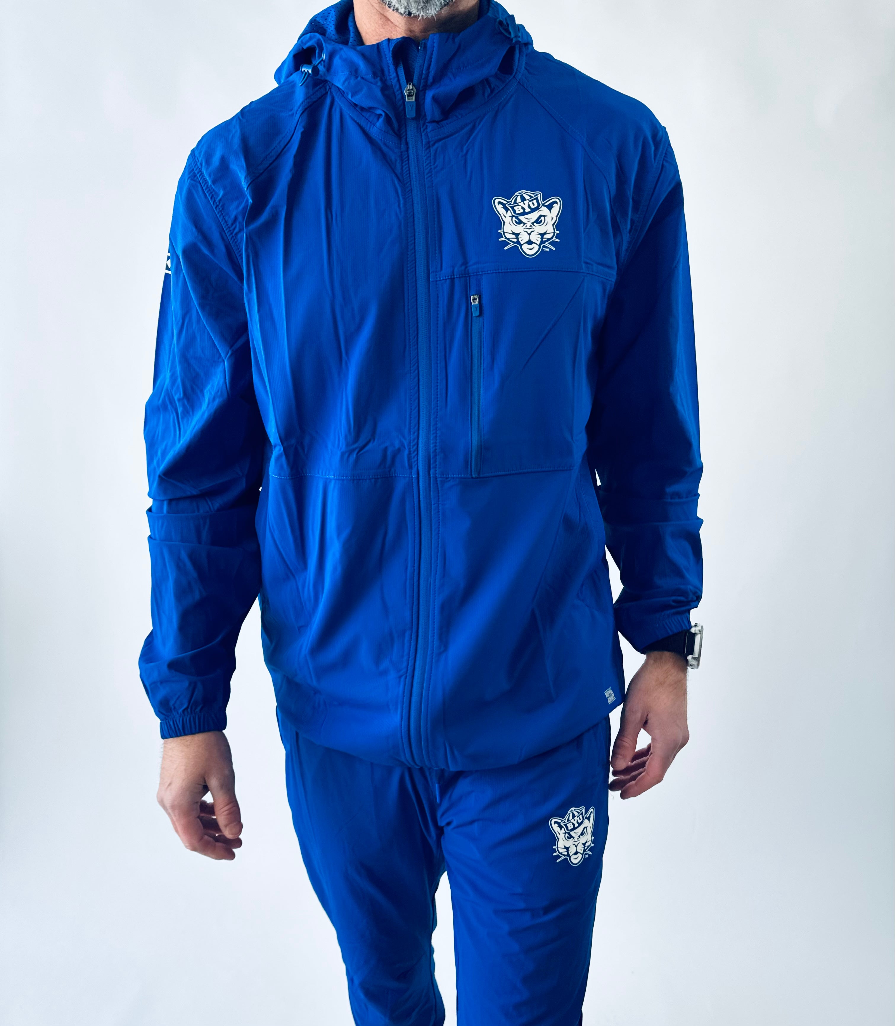 Full-zip Warm Up Jacket with BYU Sailor Cougar – Royal Army Brand
