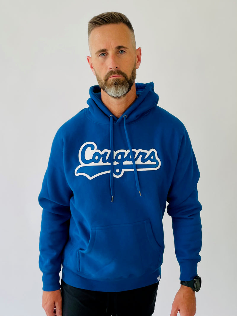 Royal Heavyweight Fleece with Vintage Cougar Script Patch