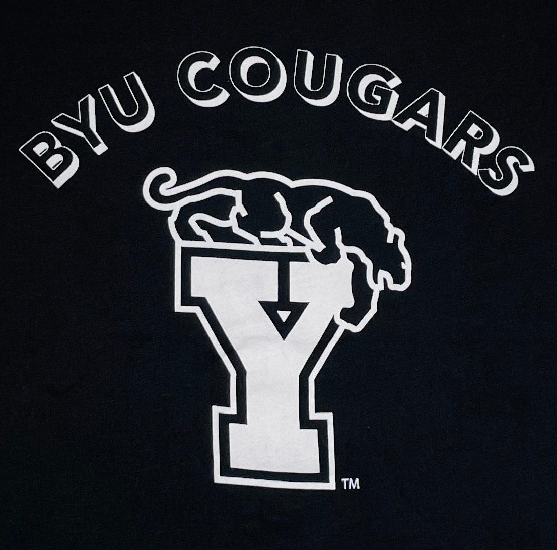 Black BYU Cougars Arch T-Shirt