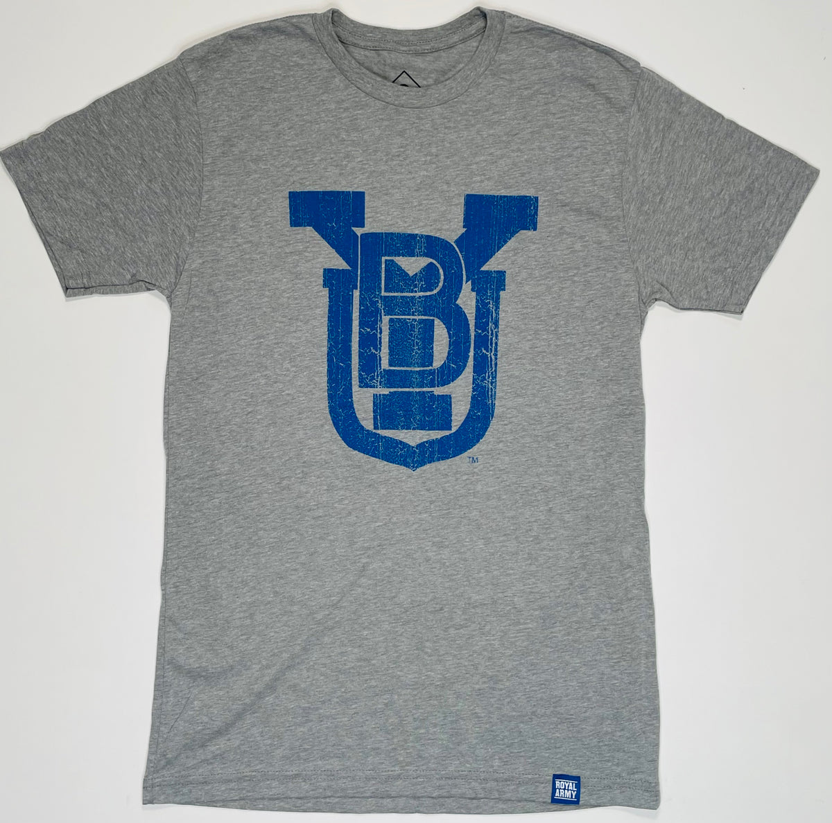 Heather Gray Vintage BYU Logo T-shirt