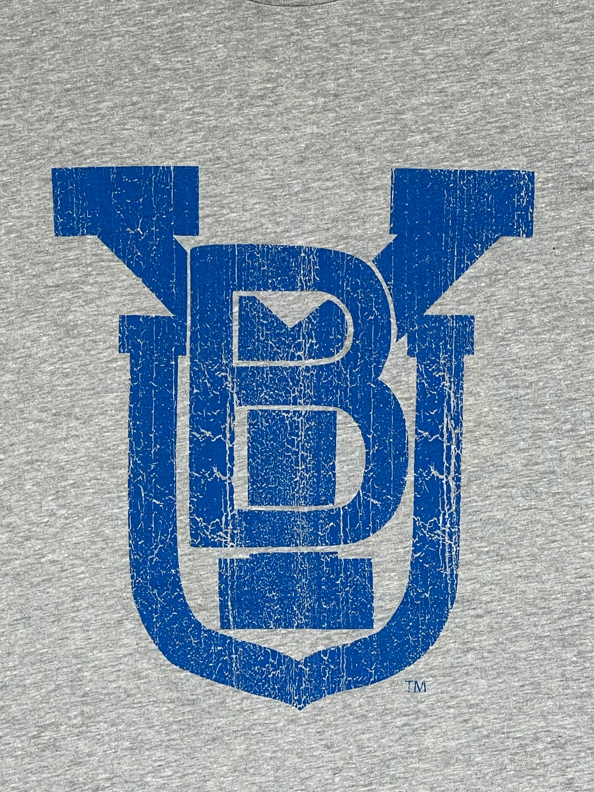 Heather Gray Vintage BYU Logo T-shirt