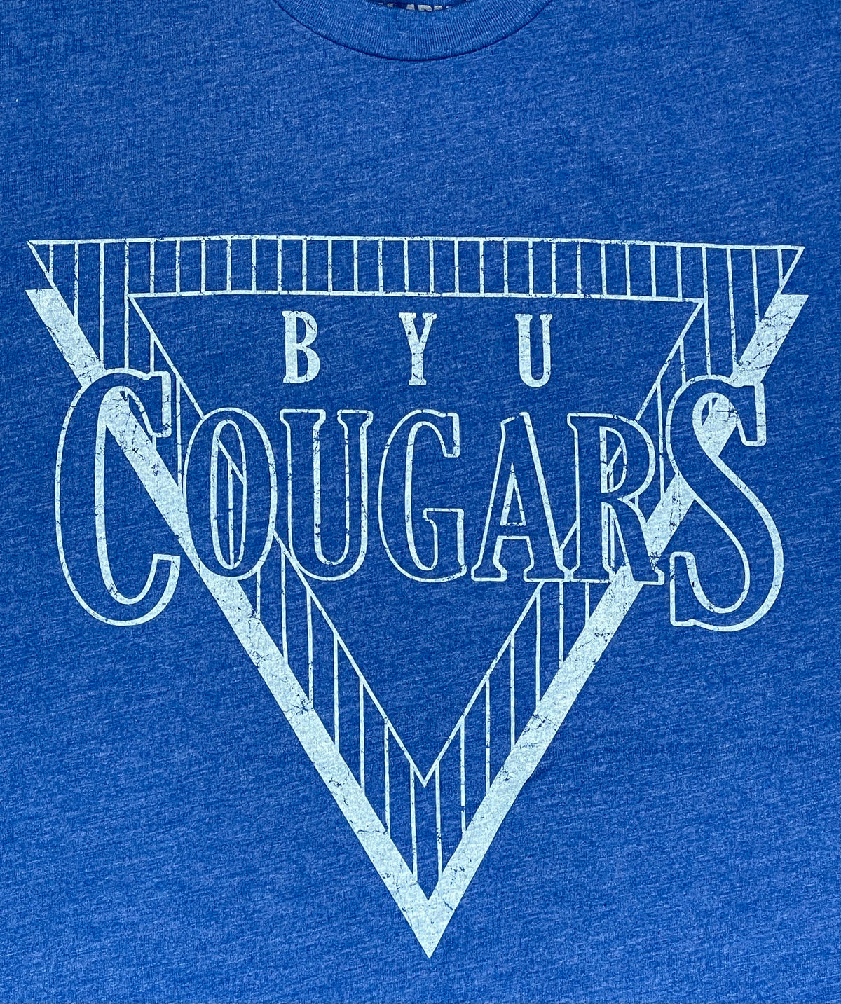 Triangles BYU Cougars Royal T-Shirt
