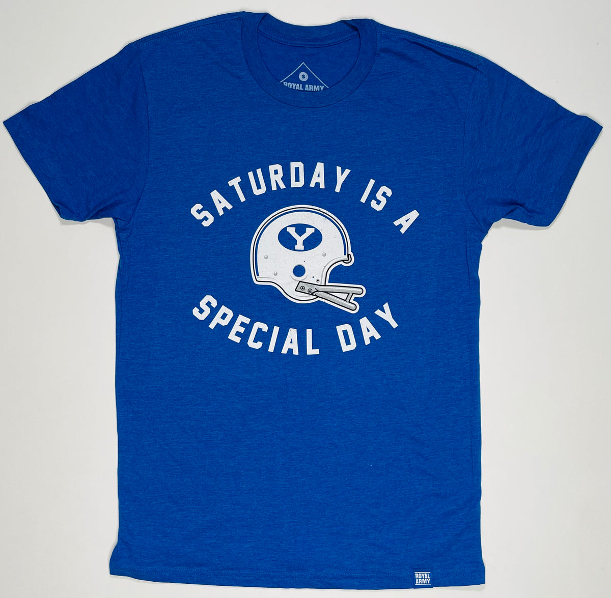 Saturday is a Special Day Helmet Edition Royal Blue T-Shirt