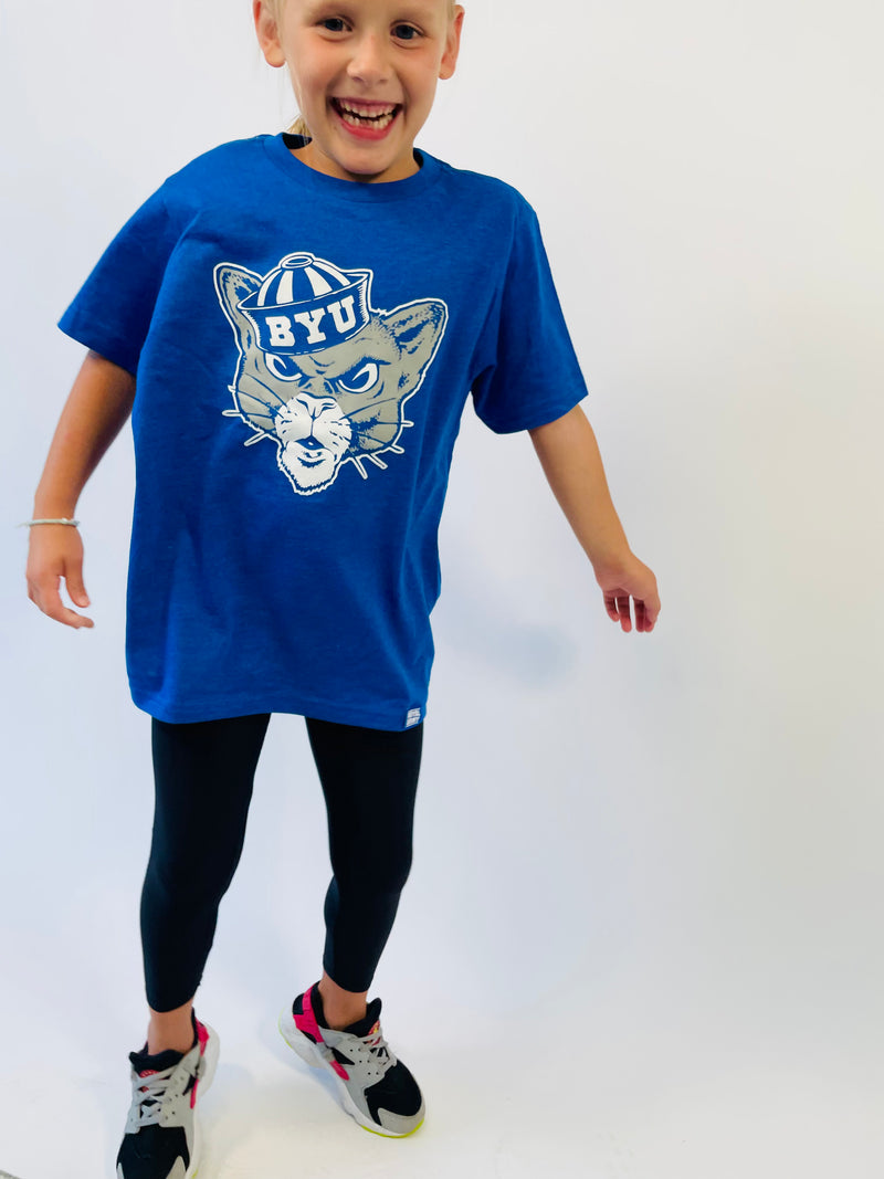 Kids Retro Sailor Cougar BYU T-Shirt