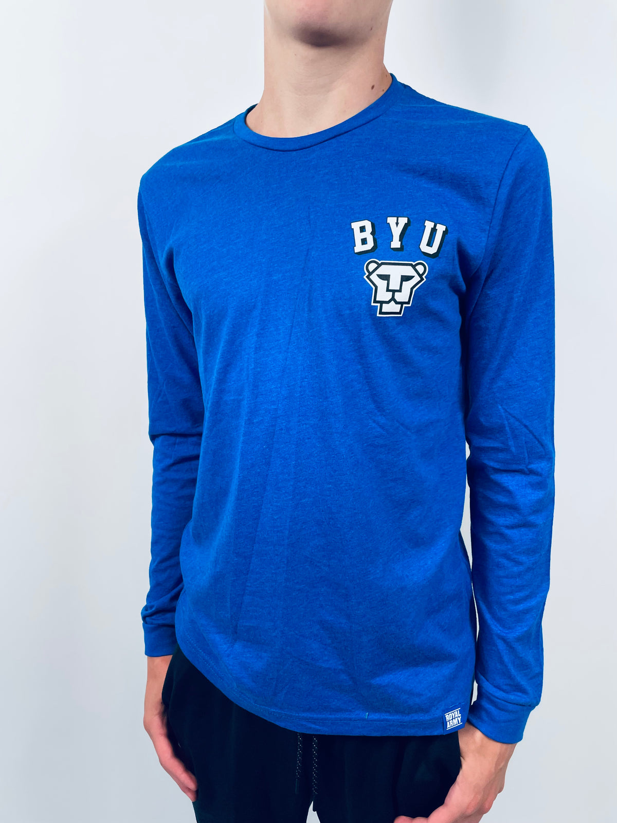Royal Army Brand BYU Vector Cougar Long Sleeve T-Shirt XL