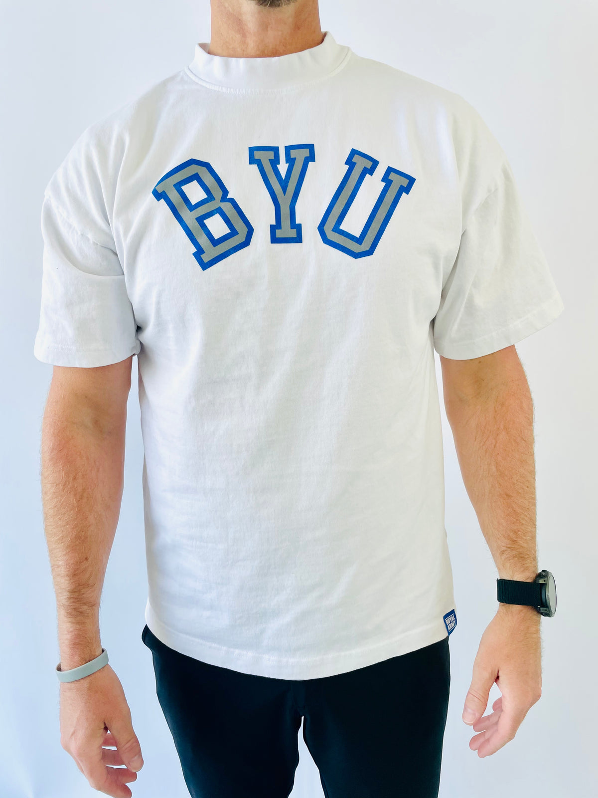 Classic Heavyweight Cotton Block BYU T-shirt