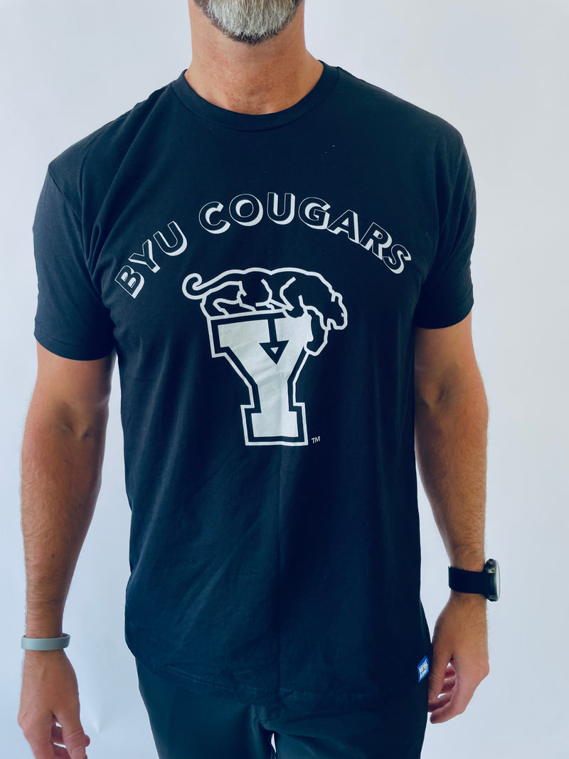 Black BYU Cougars Arch T-Shirt