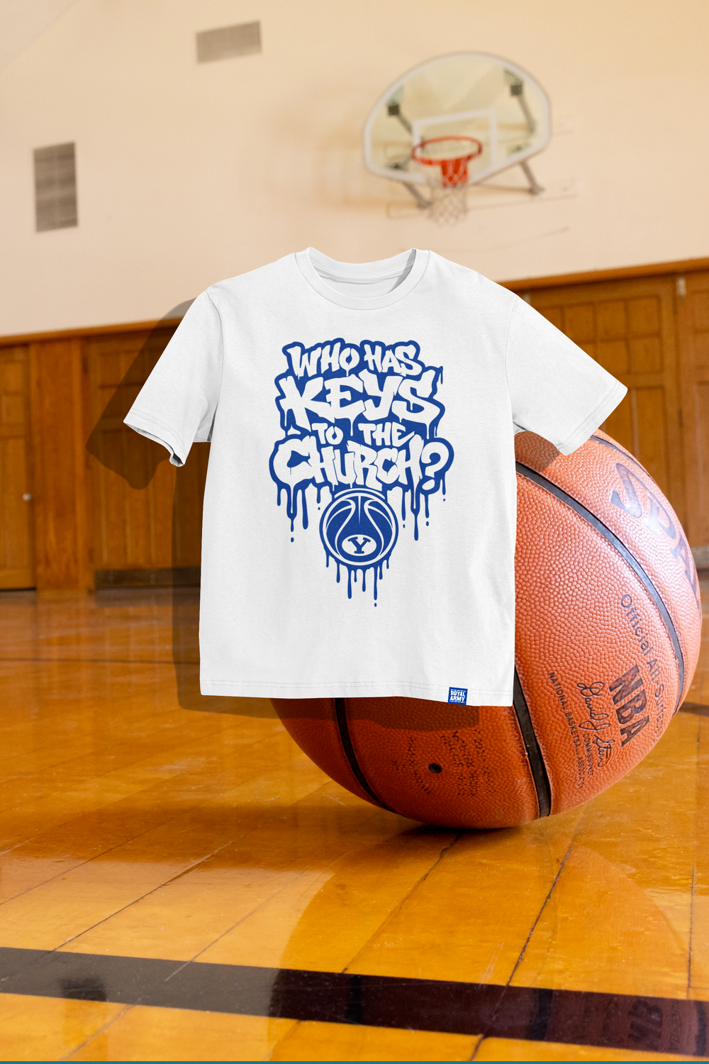 Who Has Keys to the Church? BYU Basketball T-shirt