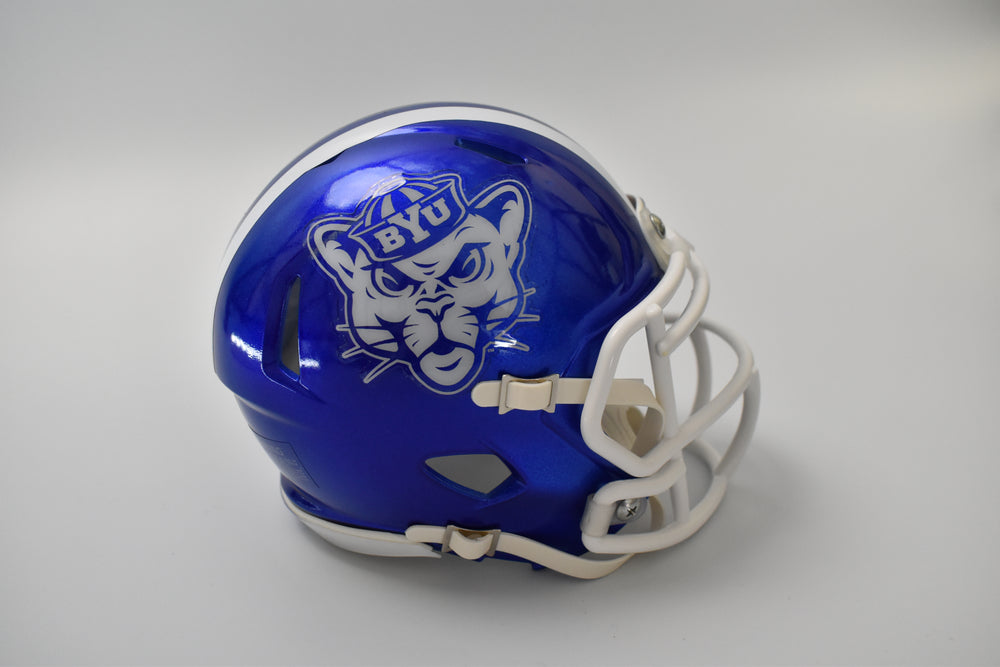 Royal BYU Sailor Cougar Mini-Helmet