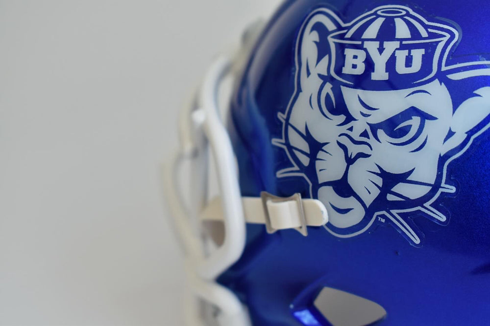 Royal BYU Sailor Cougar Mini-Helmet