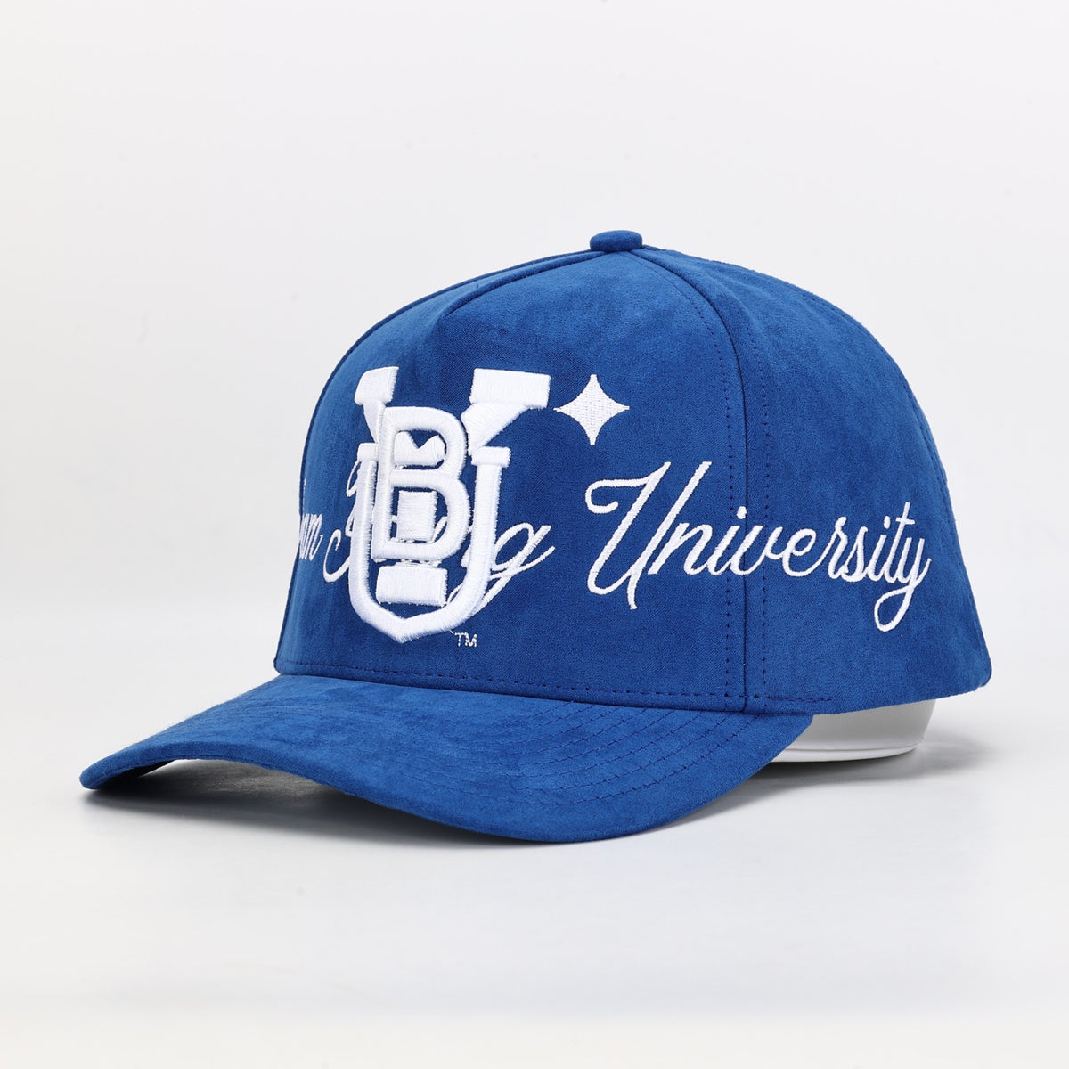 Vintage BYU Royal Suede Snapback Hat