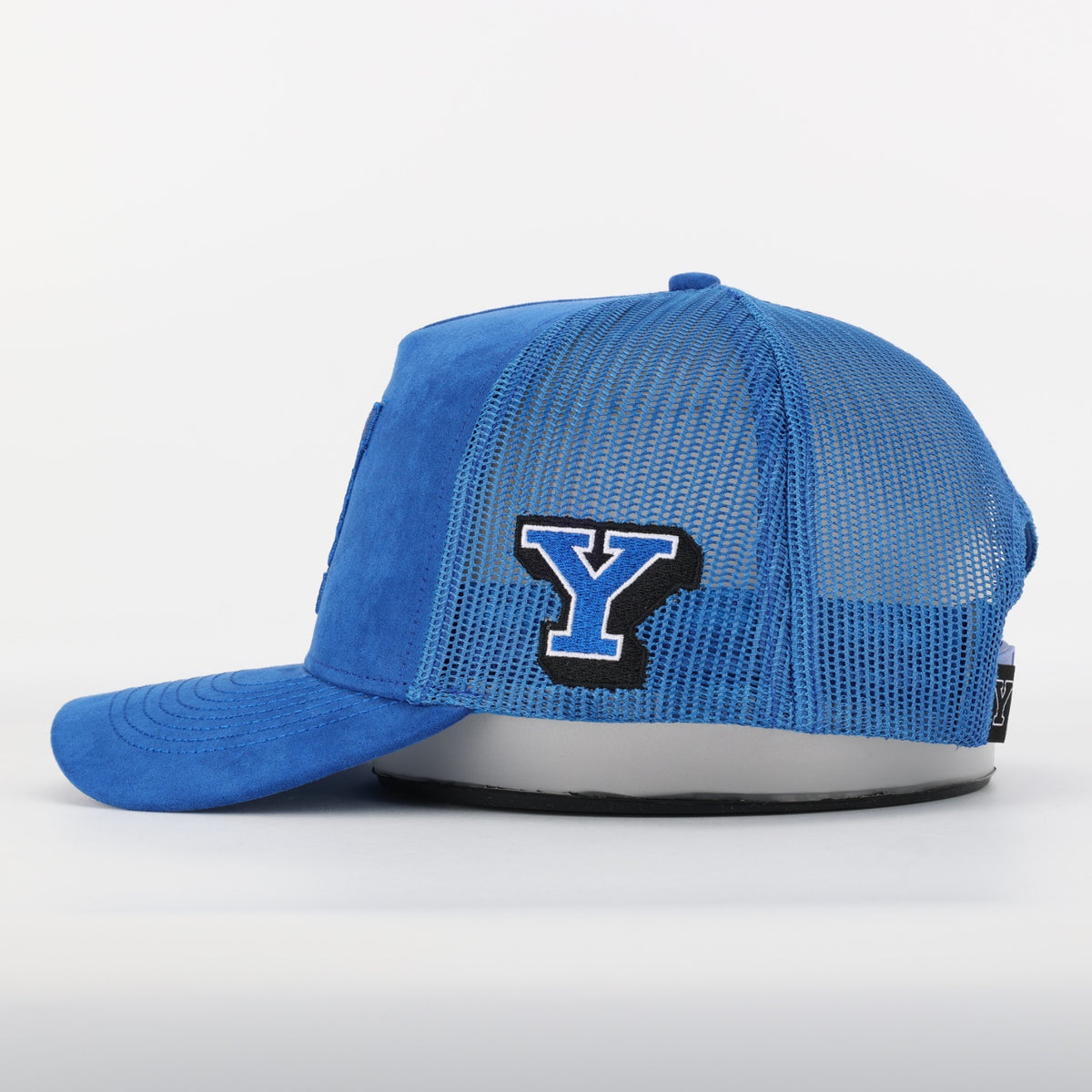 Royal Suede Trucker with Vintage BYU Logo