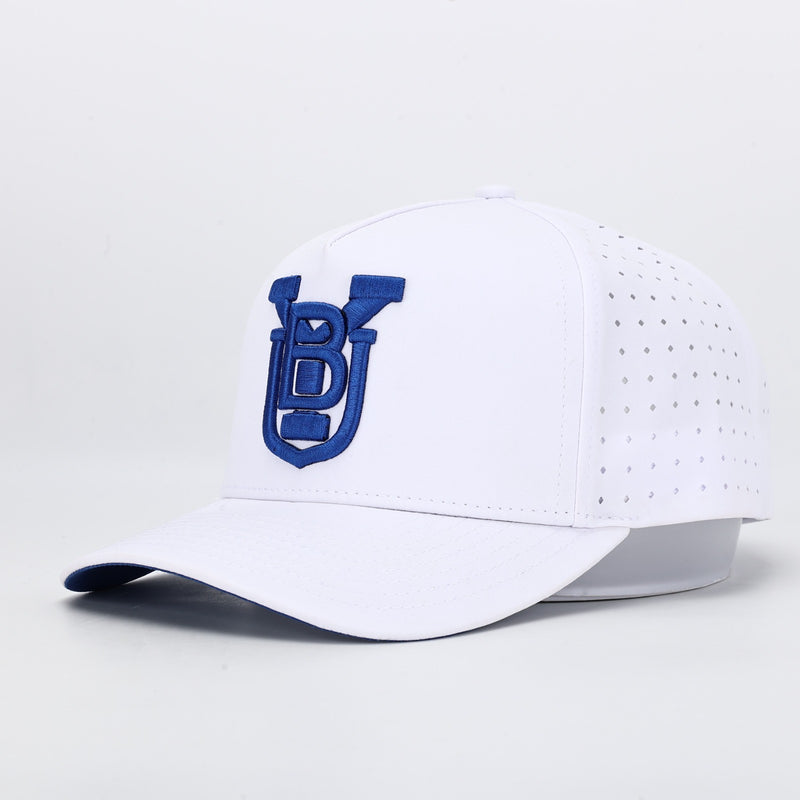 White Performance Vintage BYU Snapback Hat
