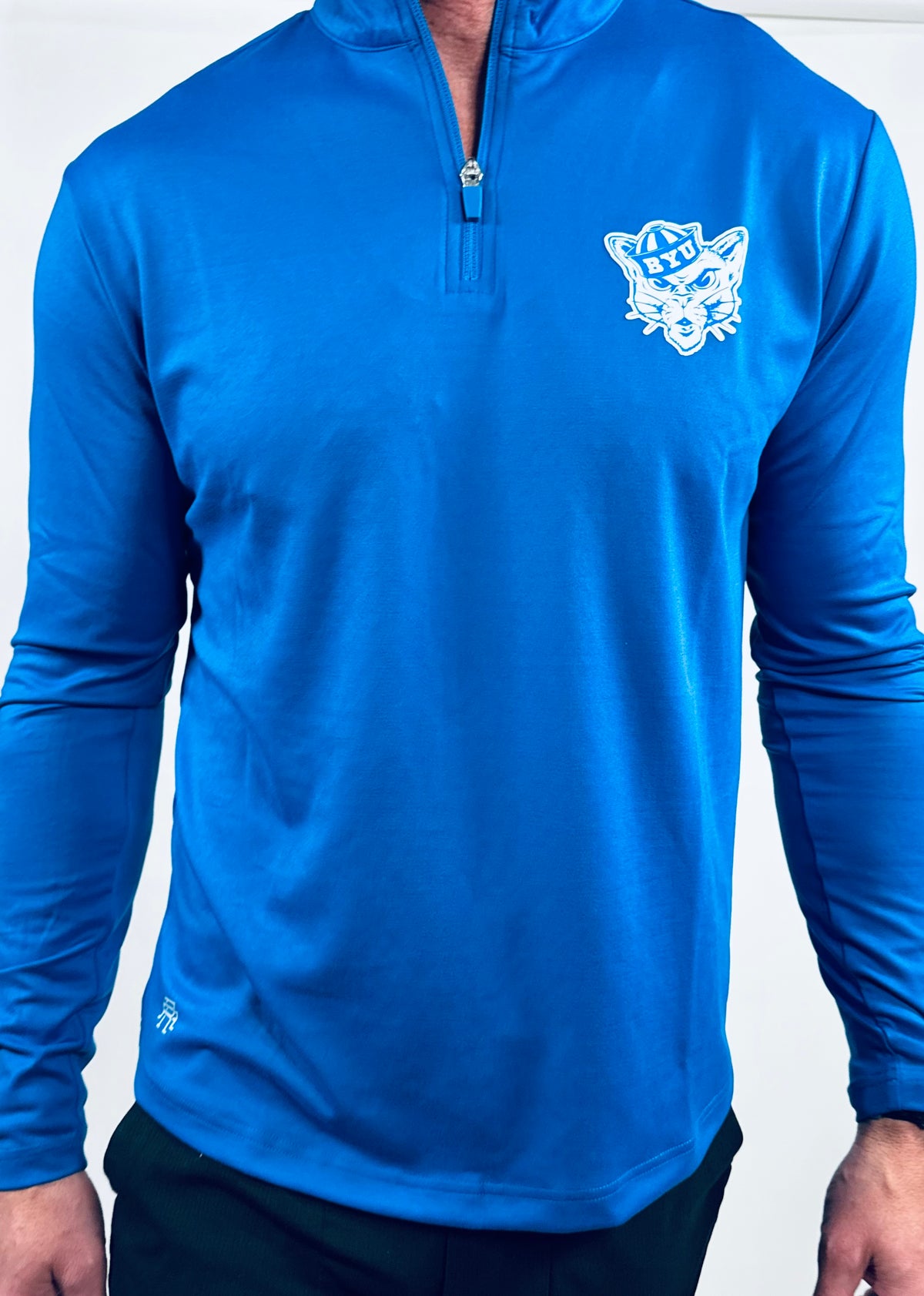 100 Seasons of BYU Football Royal Blue Performance Quarter-Zip