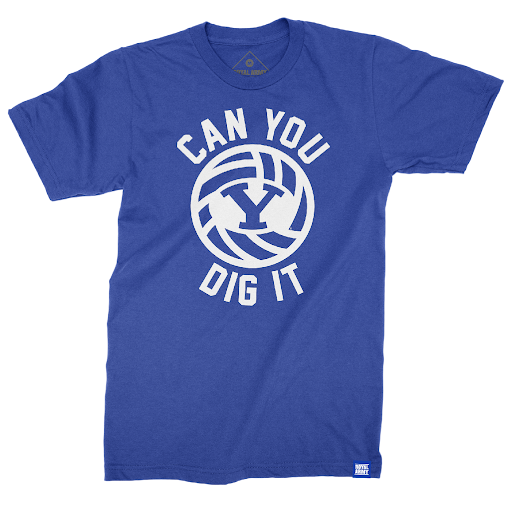 Can You Dig It Royal BYU T-Shirt