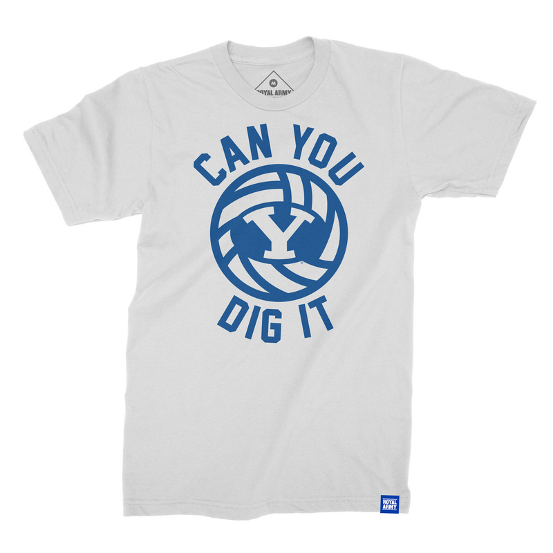 Can You Dig It White BYU T-Shirt