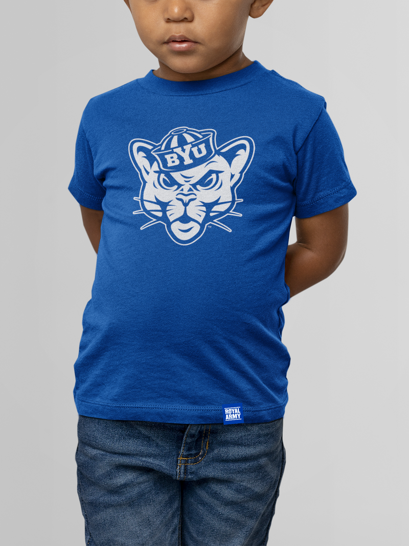 Kids Royal Blue Sailor Cougar BYU T-shirt